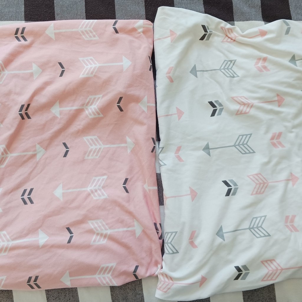 Two Changing Table Covers